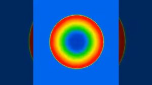Ударная волна в зауженной цветовой шкале