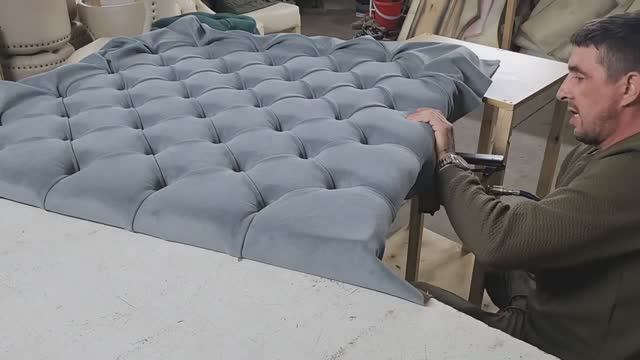 Каретная стяжка без разметки. Каретка на скорость ))). Carriage Tie Without Markings On The Fabric