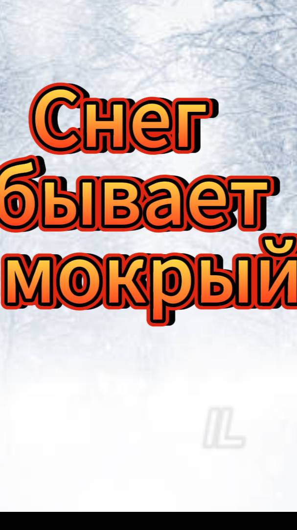 Снег бывает мокрый! Проказы зимы. Стихи. Поэт Левинов Иран.