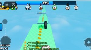 Обби но ты в колесе в роблокс