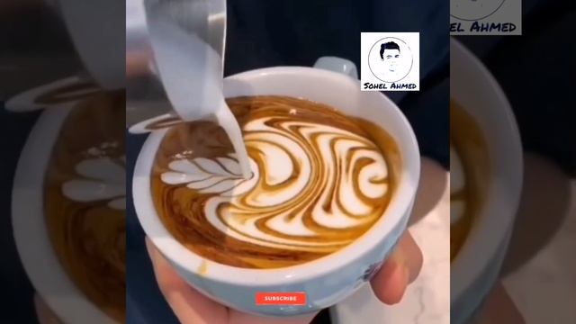 coffee Art🌷|Copy Post| #short #art #viral #vlog #cafelatte #starbucks #coffee #barista #free #food