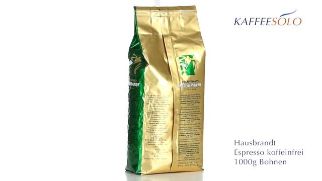 Hausbrandt Espresso koffeinfrei 1000g Bohnen смотреть онлайн