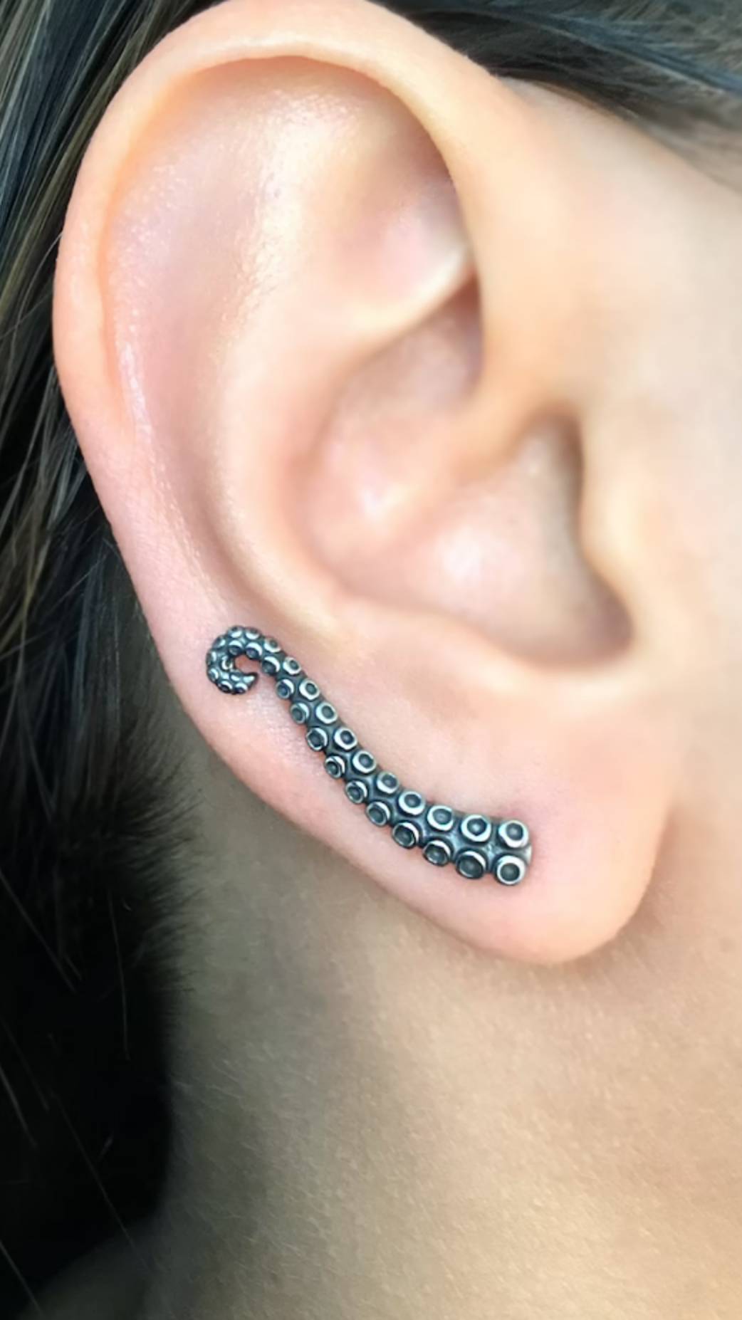 Готические серьги "Щупальца  от StarfallShop