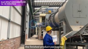 Машина для нанесения покрытия на роторный барабан для удобрений, линия по производству NPK.