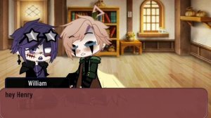 William and Henry stuck in a room for? || HeLliam || Afton Family || Gacha Club