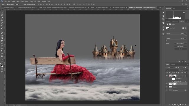 Above The Sky Photoshop Tutorials Photo Manipulation | Clouds Photo Editing