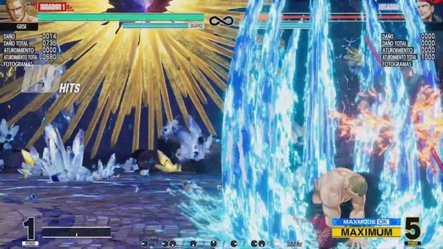 Geese Howard death combo kof xv смотреть онлайн