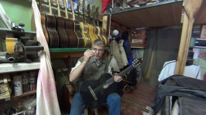 Гитара мастера Милокумова после реставрации из мастерской Антона Хорина