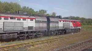 Прибытие на станцию Буа из окна РА1