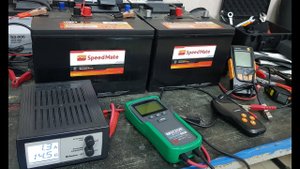 ЗАРЯД АККУМУЛЯТОРА 100 и 75 Ач, Speed Mate 115D31L ( Корея ). Ввод в эксплуатацию.