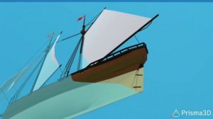 3D  анимация тонущего корабля #Rdius #3d #animation #prizma3d