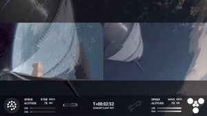 Кадры с ракеты