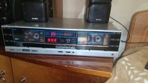 кассетная дека, магнитофон приставка вега мп122 (90год) после полной профилактики