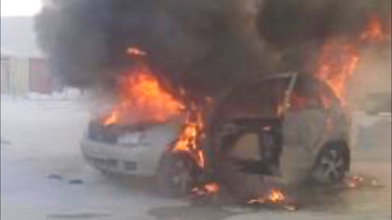 Возгорание Лада-Калины смотреть онлайн