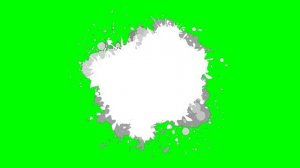 Футаж HD. Растекается краска эффект графики. Хромакей