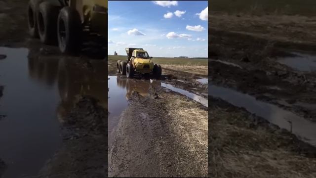 Лужи и грязь не преграда ПНЕВМОХОДу БАРС