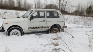 первый выезд в лес после замены лонжеронов на ниве.