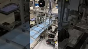 Настройка линии для производства масок в России.