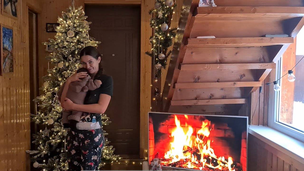 Месяц с малышом. Новогодний влог 🌟 украшаю дом с семьей ✨ смотреть онлайн