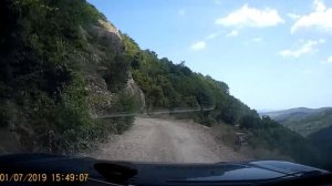 Крым.Дорога от Белогорска в Приветное