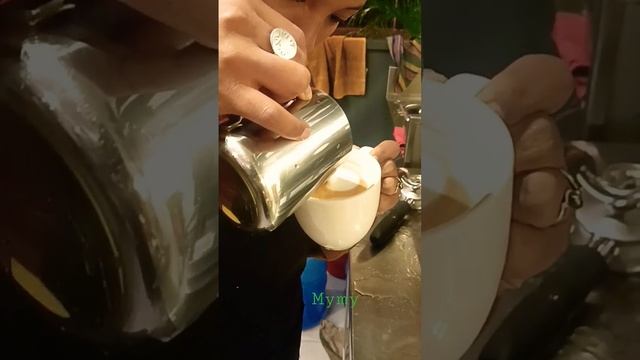 cappuccino espresso coffeelover baristalife cappuccino mymy shorts 1k 1ksubscribers