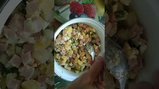 Окрошка на квасе