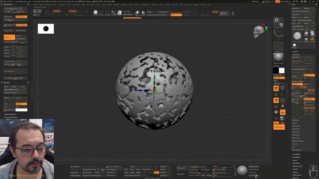 Liquid effect in Zbrush