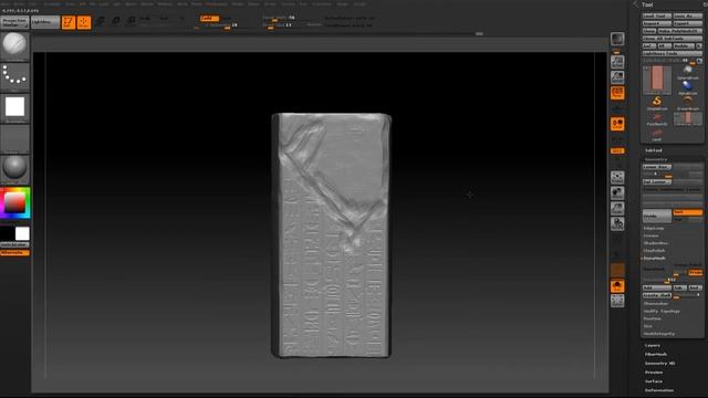 [ZBRUSH] Process sculpt _ Damage Wall (720p)