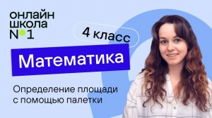 Определение площади с помощью палетки. Видеоурок 13. Математика 4 класс