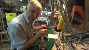 Установка тремоло Kahler на гитару LTD SRC, разметка