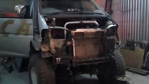 запуск 4м41 с мех. тнвд от 4м40 установленном на авто.