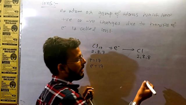 Chemistry basic | definition of ion | types of ions | cation and anion | by Vikas sir❣️cbse class 1