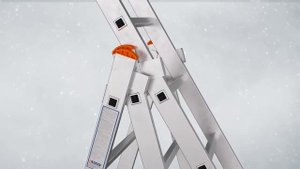 Лестница индустриального типа 3x секционная