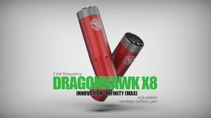 Беспроводная тату машинка Dragonhawk X8 Tunable Frequency 4mm