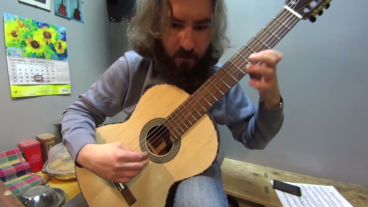 Звук классической гитары А. Хорин № 271 от 2023 г. "Бабье лето" Паллавичини, Кутуньо, исп. А. Тонких смотреть онлайн