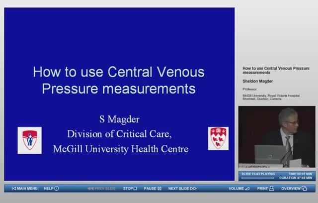 How to use CVP Magder S 2 (2006)