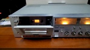 Кассетная дека LO-D d90s демонстрация работы