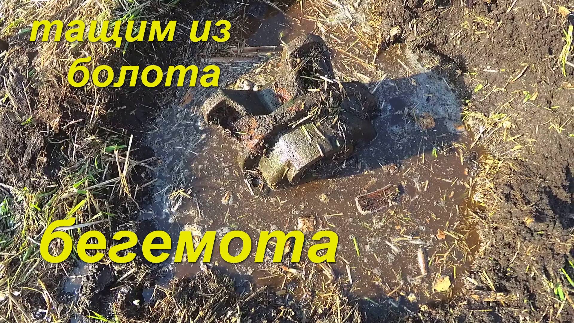 Ох и не легкая это работа из болота тащить бегемота. ОП металлокоп.
