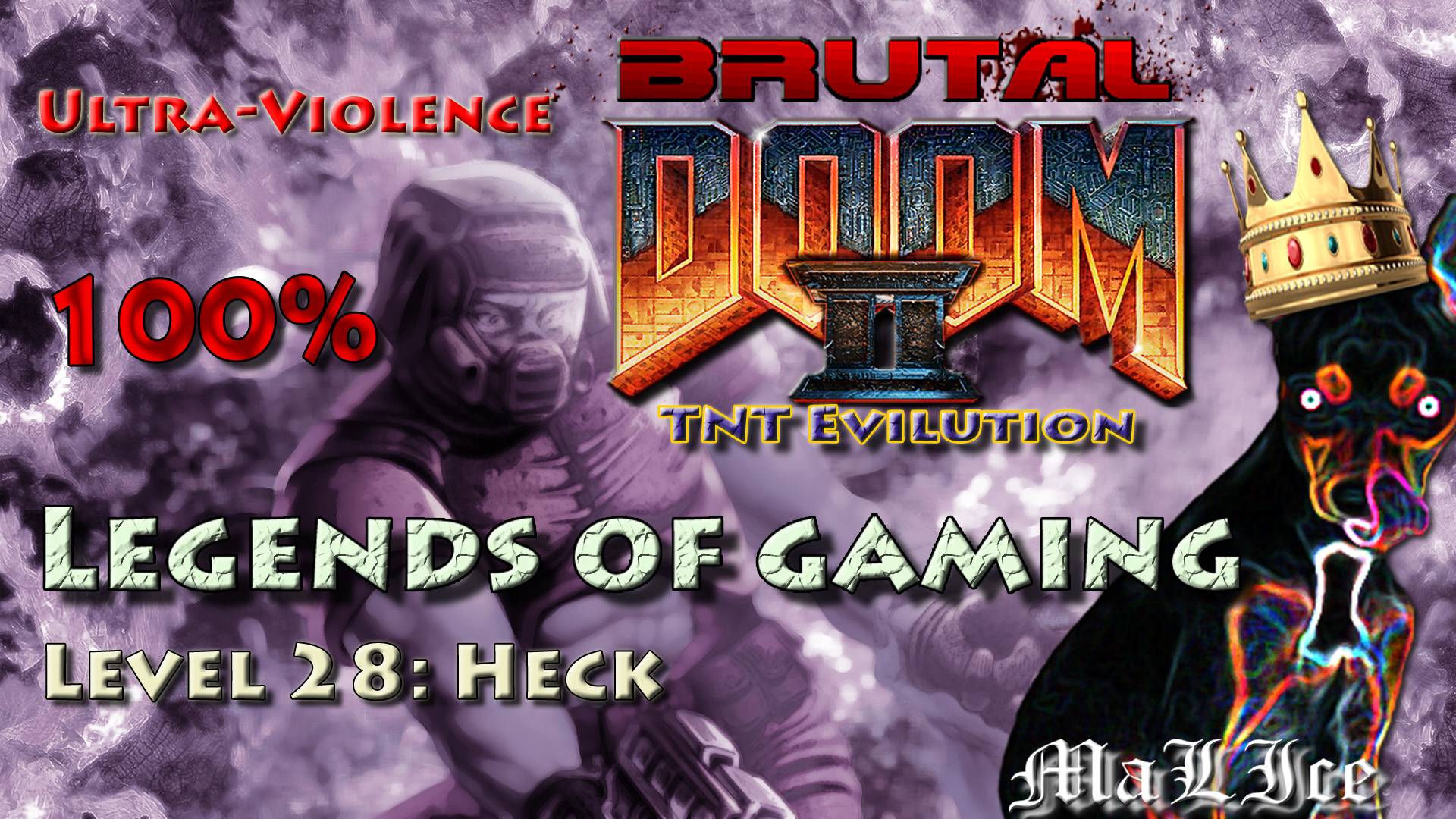 Brutal Doom 2 TNT: Evilution - Level 28: Heck