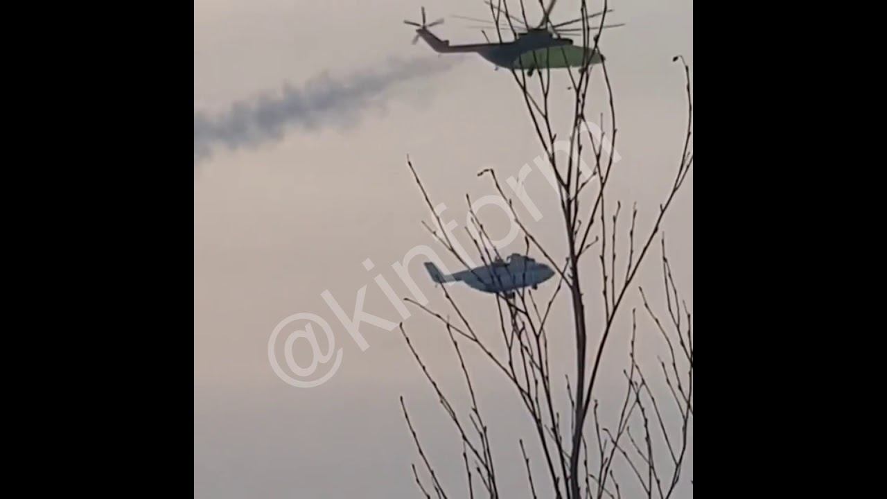 Буксировка вертолета по воздуху смотреть онлайн