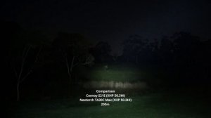 XHP50.3 HI Flashlight Comparison: Convoy S21E vs. TA30C Max