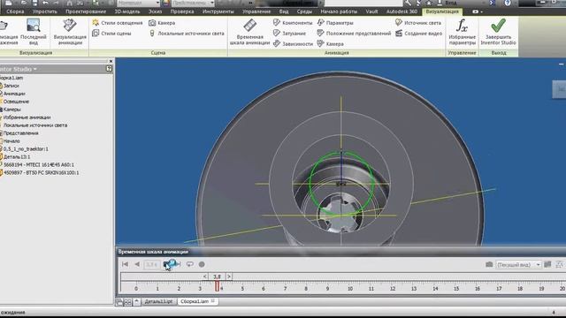 Imitation thread milling in Autodesk Inventor 2015  part 2-1