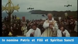 In nomine Patris et Filii et Spiritus Sancti - Sign of the cross