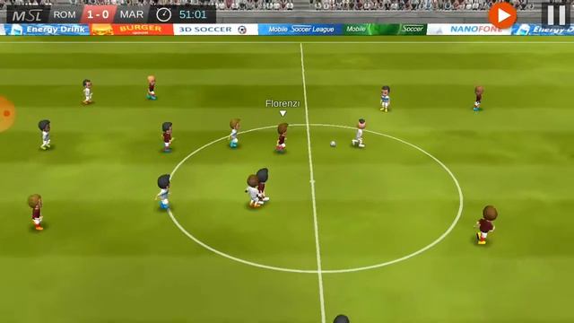 7й матч нашего Л.Ч по игре MSL SOCCER.