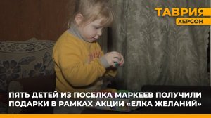 Пять детей из поселка Маркеев получили подарки в рамках акции "Елка желаний"