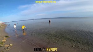 Пляж между улицами Гоголя и Санаторской в Евпатории