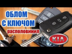 Показываю, как быстро открыть корпус ключа от Kia и заменить рабочую часть ключа.