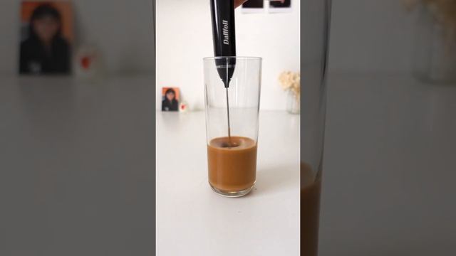 recette café latte glacé #shorts #coffee #cafelatte #icedcoffee