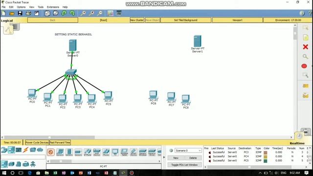 Tutorial setting IP DHCP & STATIC CISCO PACKET TRACER