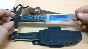 Nikki D2 vs Santi D2 от Kizlyar Supreme + ножны